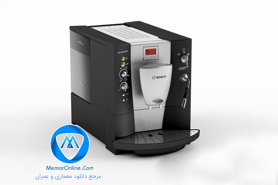 دانلود آبجکت مدل سازی شده دستگاه قهوه ساز بوش 3dmax