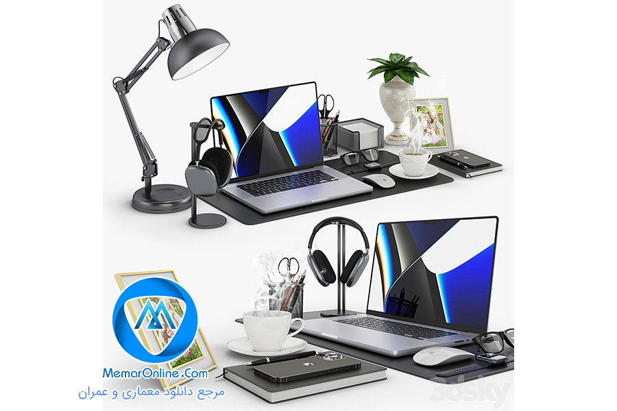 دانلود آبجکت workspace مک بوک برای تری دی مکس