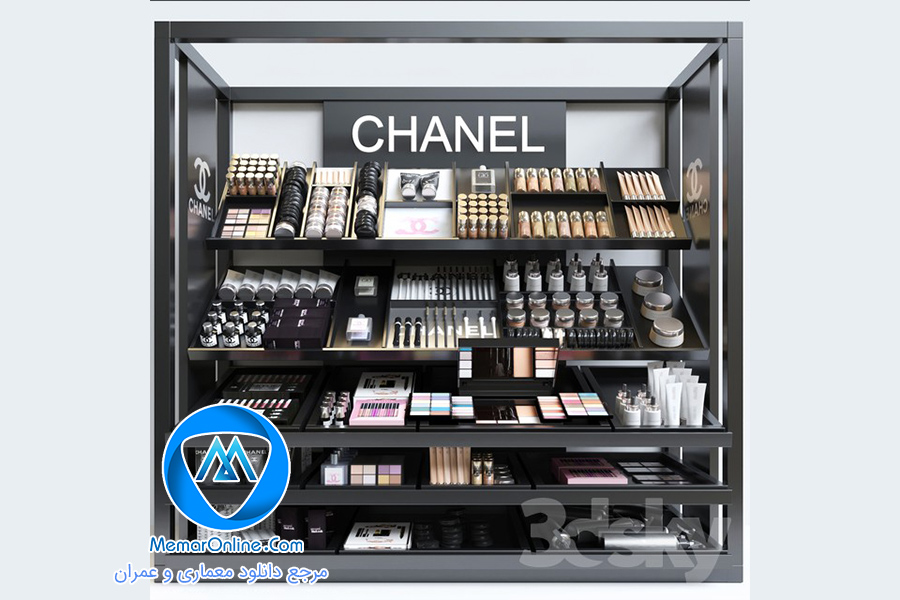 دانلود پک کامل لوازم آرایش برند chanel برای تری دی مکس