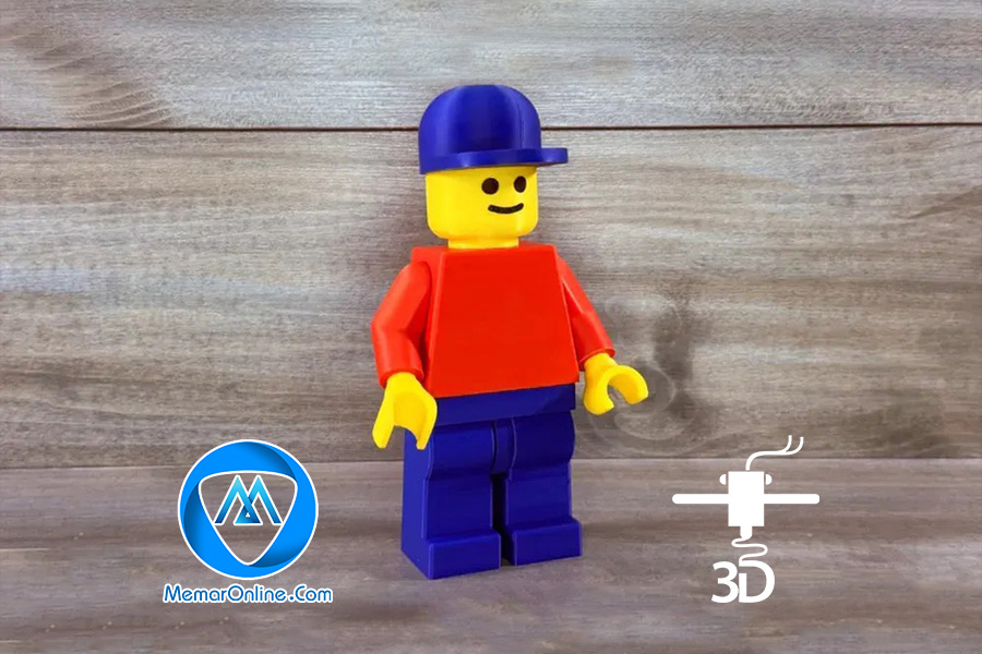 دانلود مدل سه بعدی stl کارگر معدن classic minifig