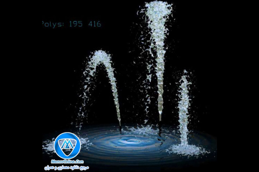 دانلود آبجکت آب نما تری دی مکس
