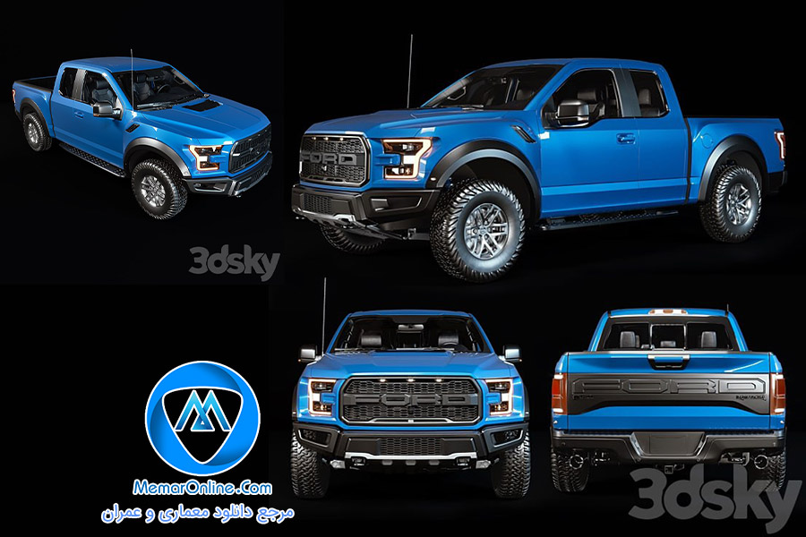 آبجکت Ford F-150 Raptor برای دانلود آبجکت Ford F-150 Raptor برای دانلود