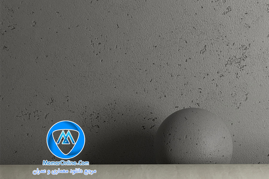 دانلود پوسته دکوراتیو میکروسمنت خاکستری تیره برای 3dmax