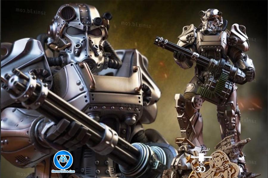 دانلود مدل سه بعدی stl مرد آهنی برای چاپ پرینتر سه بعدی