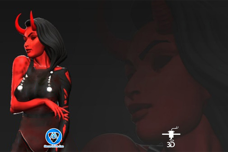 دانلود مدل سه بعدی stl برای چاپ سه بعدی devil