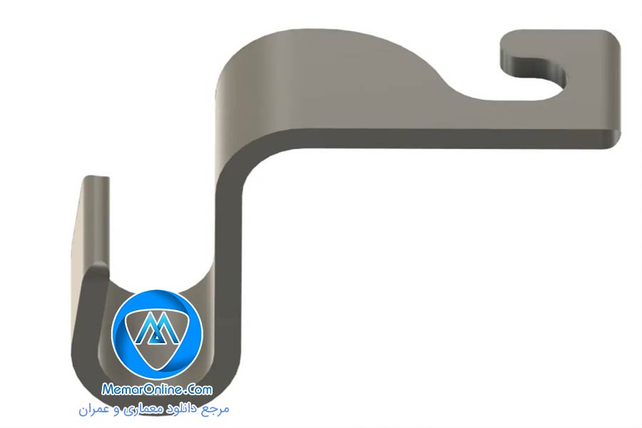 دانلود رایگان مدل سه بعدی stl برای جالباسی پشت صندلی