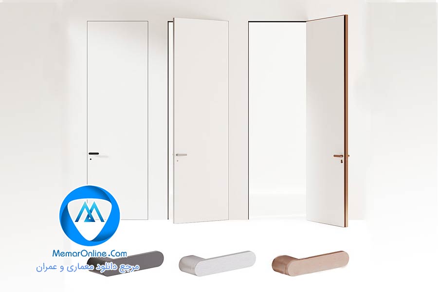 دانلود آبجکت درستگیره درب اتاق برای دیزاین اتاق خواب