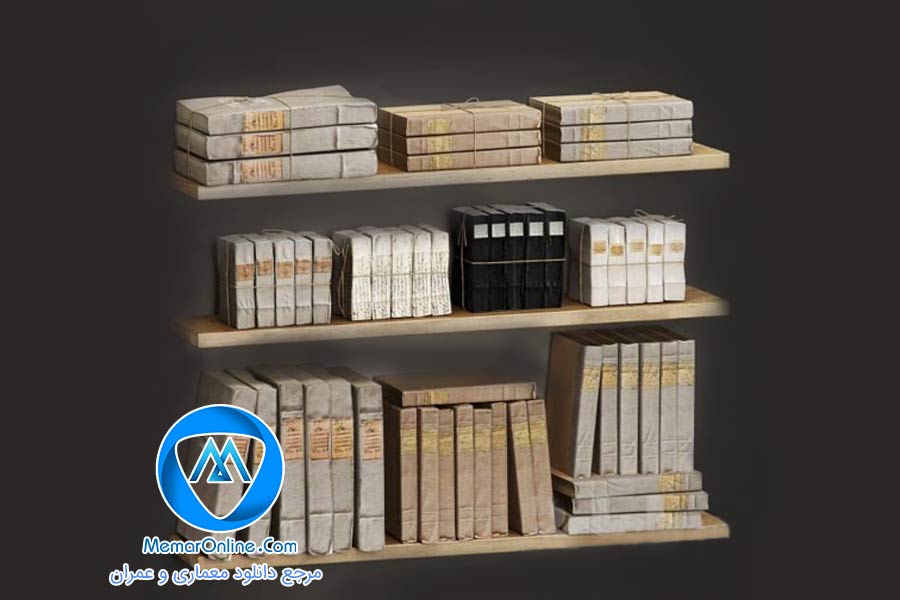 دانلود رایگان شلف مخصوص کتابخانه برای تری دی مکس