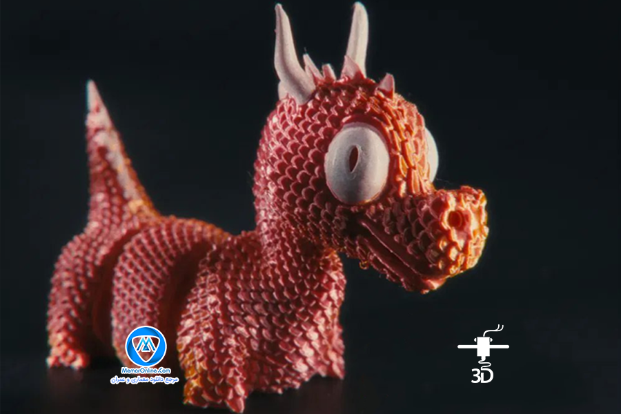 دانلود آبجکت stl آماده به چاپ پرینتر سه بعدی baby dragon