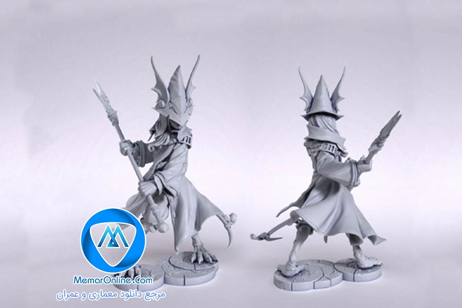 دانلود فایل سه بعدی stl آماه به چاپ پرینتر سه بعدی Freya Crescent