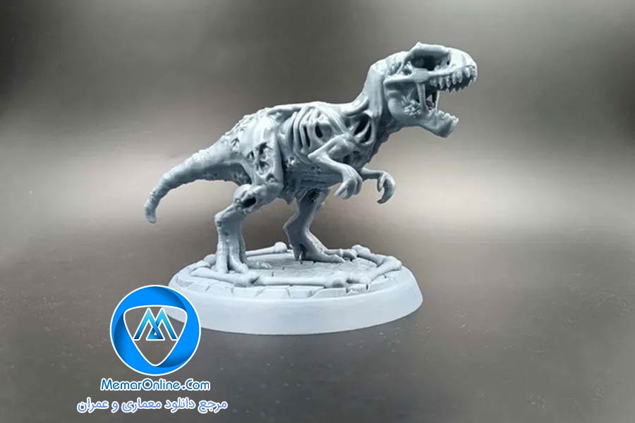 دانلود فایل سه بعدی stl دایناسور تیرکس برای چاپ سه بعدی
