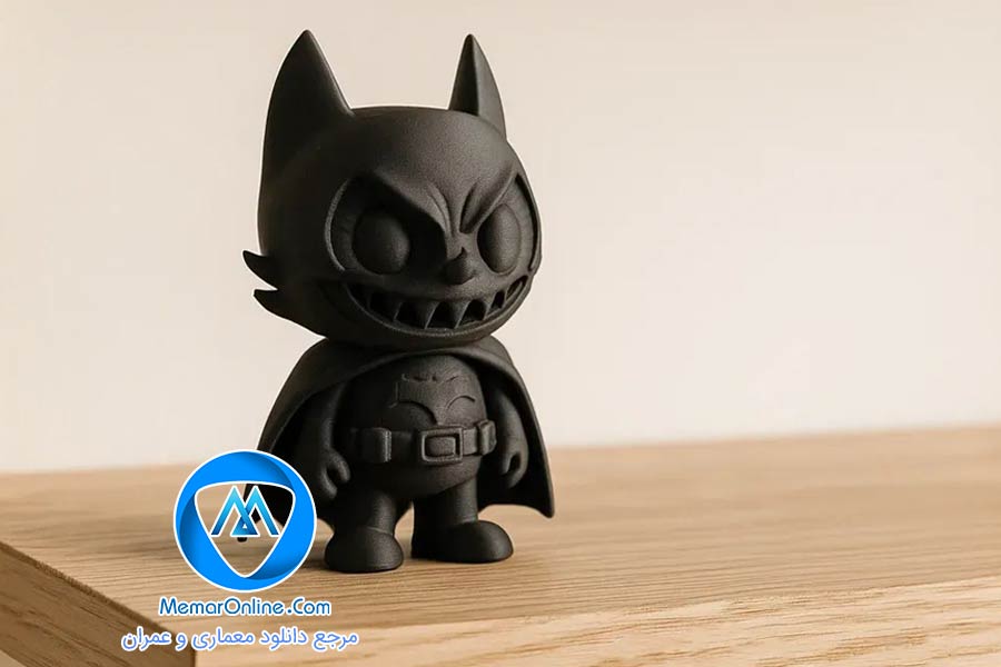 دانلود فایل آماده به پرینتر سه بعدی بت من با فرمت stl