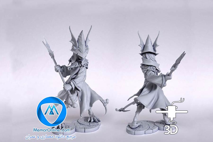 دانلود فایل سه بعدی stl آماه به چاپ پرینتر سه بعدی Freya Crescent