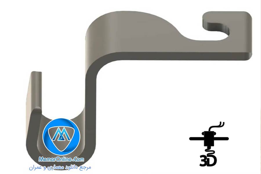 دانلود رایگان مدل سه بعدی stl برای جالباسی پشت صندلی