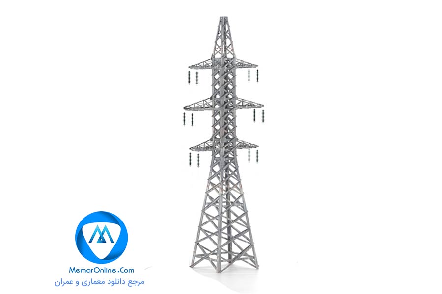 دانلود آبجکت تری دی مکس دکل برق
