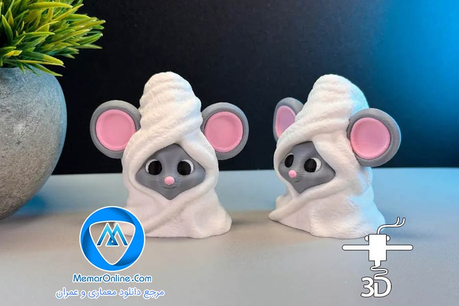 دانلود رایگان مدل سه بعدی stl موش بازیگوش