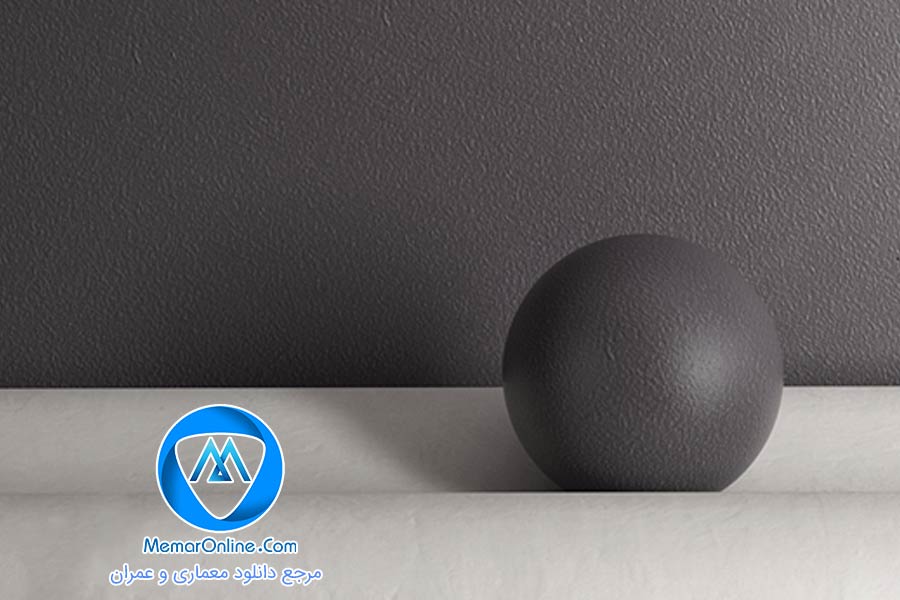 تکسچر رنگ دیوار ذغالی برای تری دی مکس