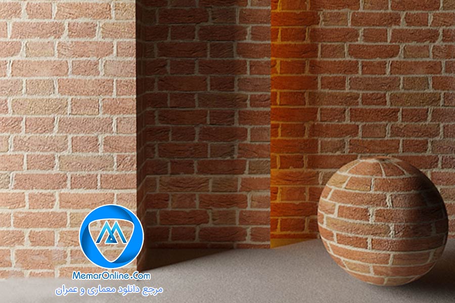 دانلود تکسچر آجر قرمز برای تری دی مکس