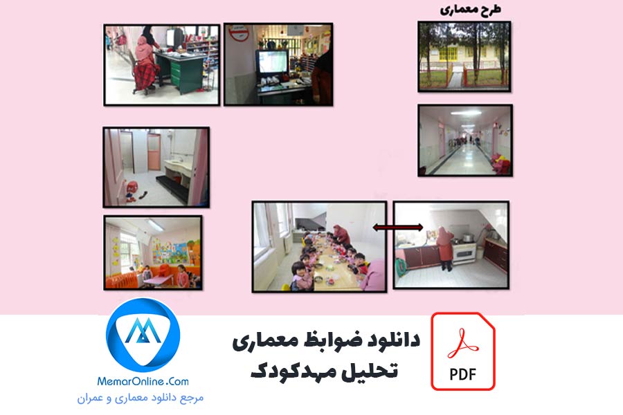 دانلود ضوابط معماری تحلیل مهد کودک