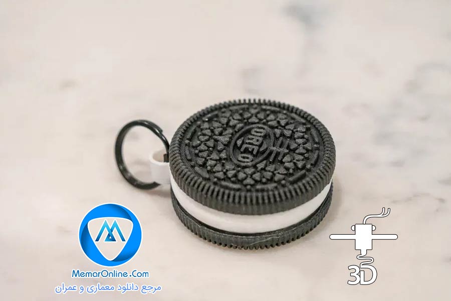 دانلود فایل سه بعدی 3mf جاکلیدی بیسکوییت برای چاپ سه بعدی