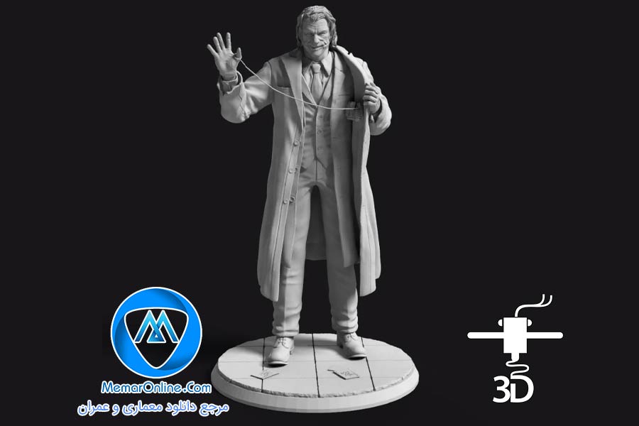 دانلود مدل سه بعدی فیگور جوکر برای پرینت سه بعدی