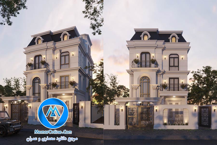 دانلود صحنه آماده نما ساختمان مدرن برای تری دی مکس