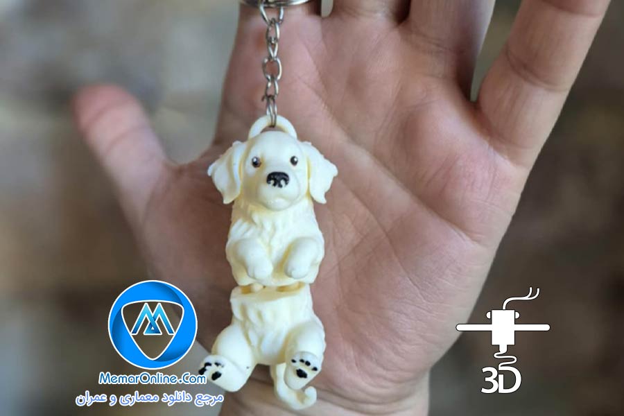 دانلود فیگور سگ برای جاسوییچی آماده به چاپ سه بعدی فرمت stl