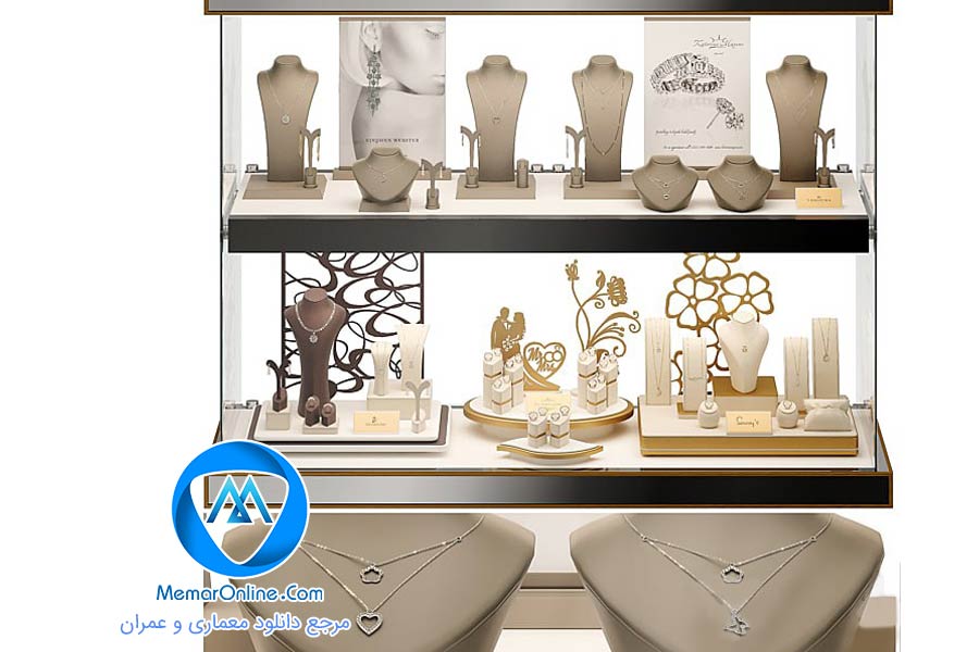 دانلود آبجکت تری دی مکس گردنبند و جواهرات
