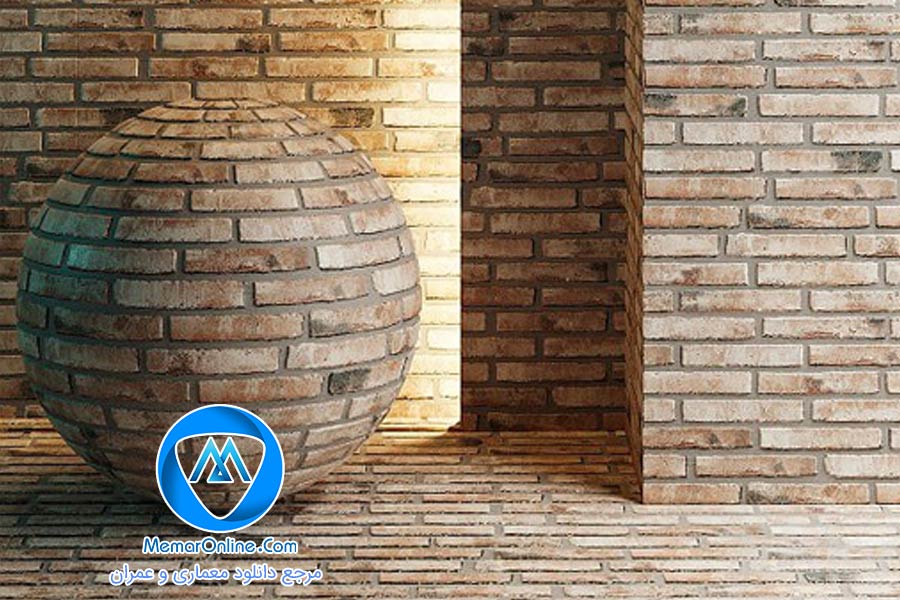 دانلود متریال کلاسیک آجر برای تری دی مکس