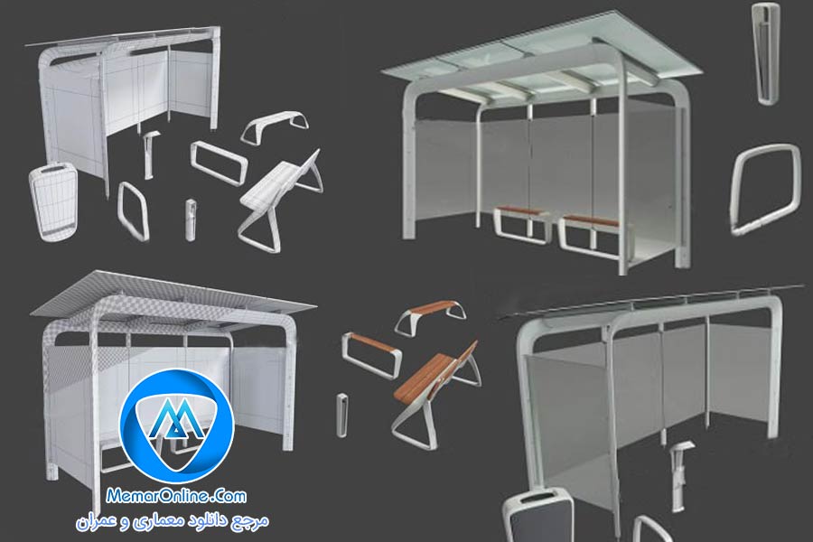 دانلود آبجکت تری دی مکس ایستگاه مترو