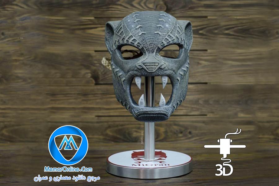 دانلود مدل سه بعدی obj آماده به چاپ سه بعدی ماسک وحشت