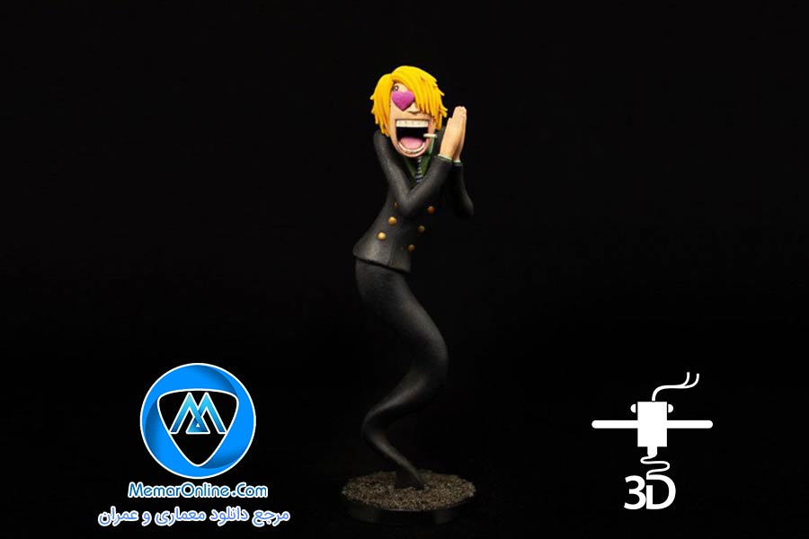 دانلود مدل stl فیگور عاشق متعجب برای چاپ سه بعدی