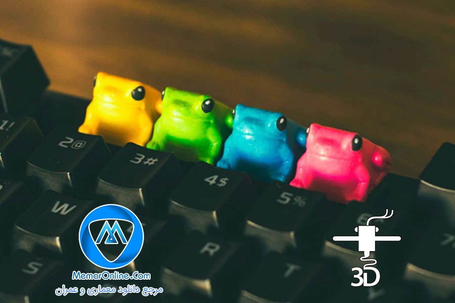 دانلود مدل سه بعدی stl کیبورد قورباغه برای چاپ