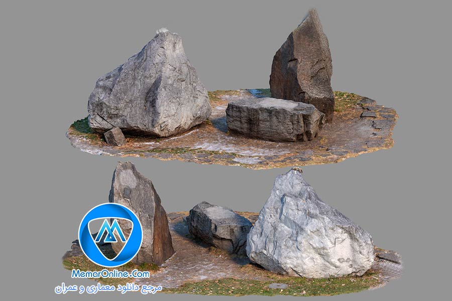 دانلود آبجکت تخته سنگ برای 3DMAX