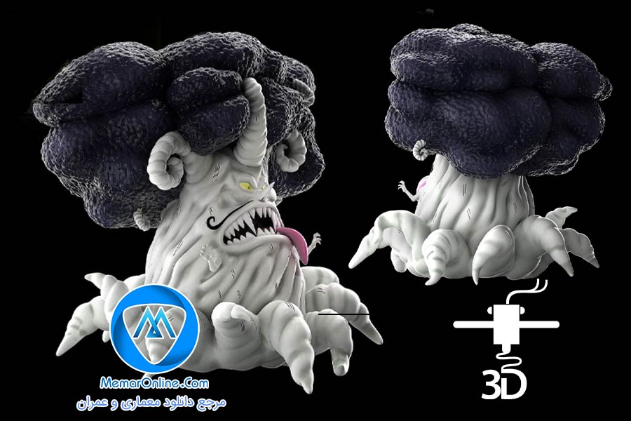 دانلود مدل stl درخت وحشت آماده برای چاپ سه بعدی