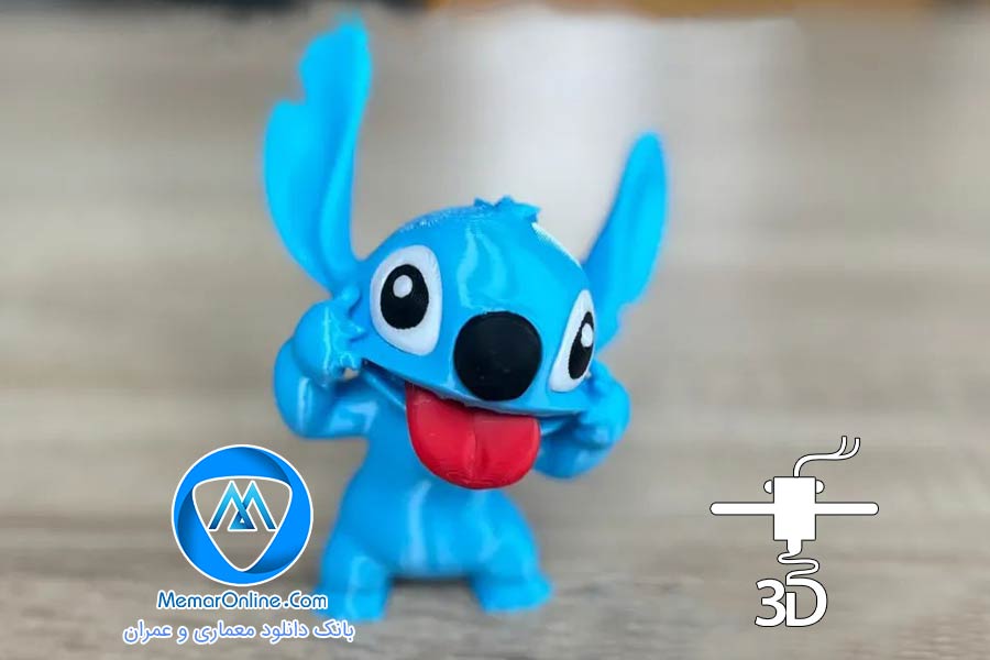 دانلود فایل stl آماده به چاپ پرینتر سه بعدی CrazyStitch