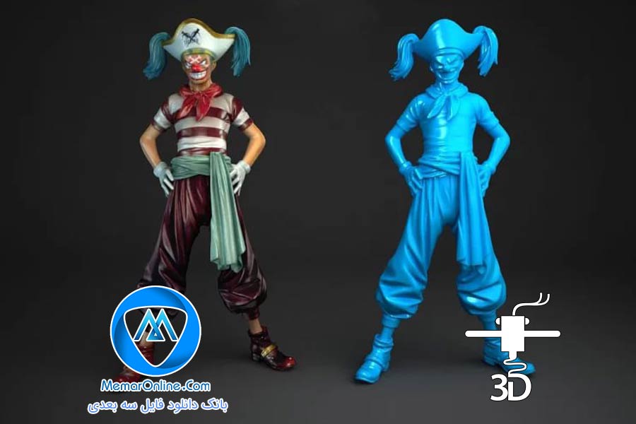 دانلود فیگور دلقک مکار stl آماده برای پرینت 3d