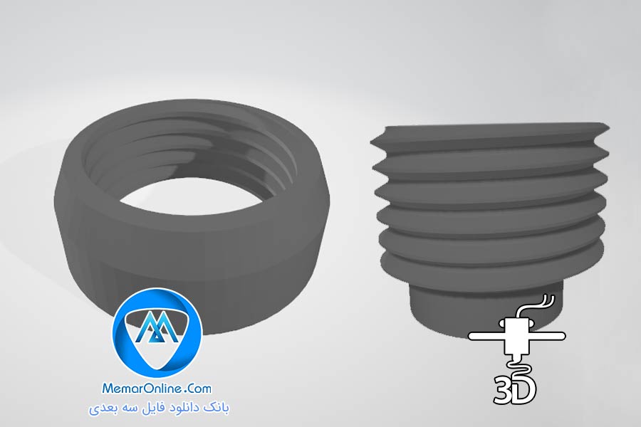 دانلود فایل سه بعدی stl پیچ و مهره آماده برای چاپ سه بعدی