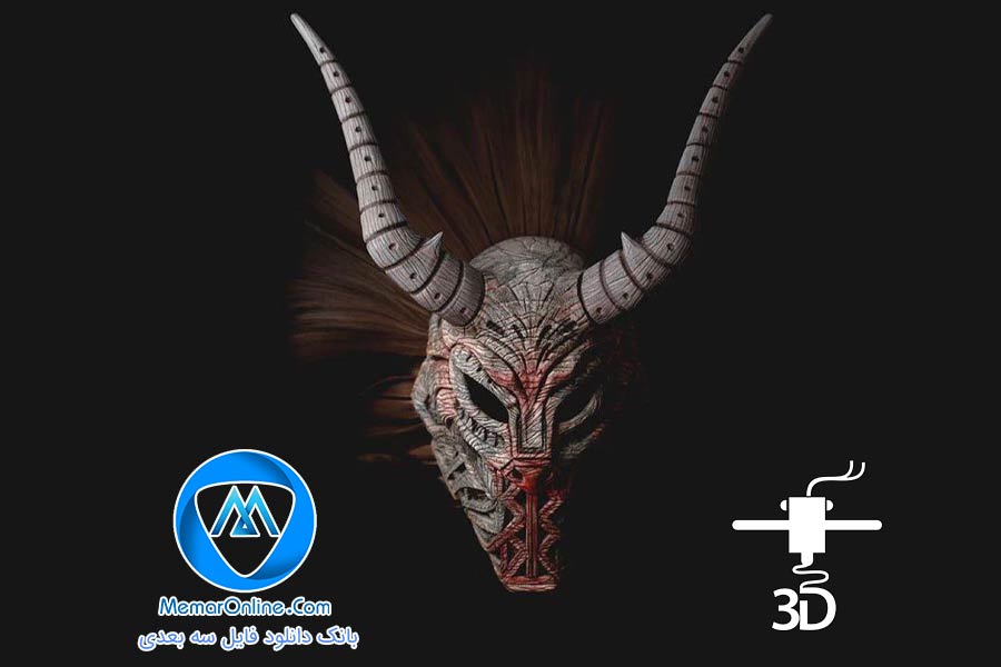 دانلود فایل سه بعدی stl ماسک Erik Killmonger آماده برای چاپ سه بعدی پرینتر