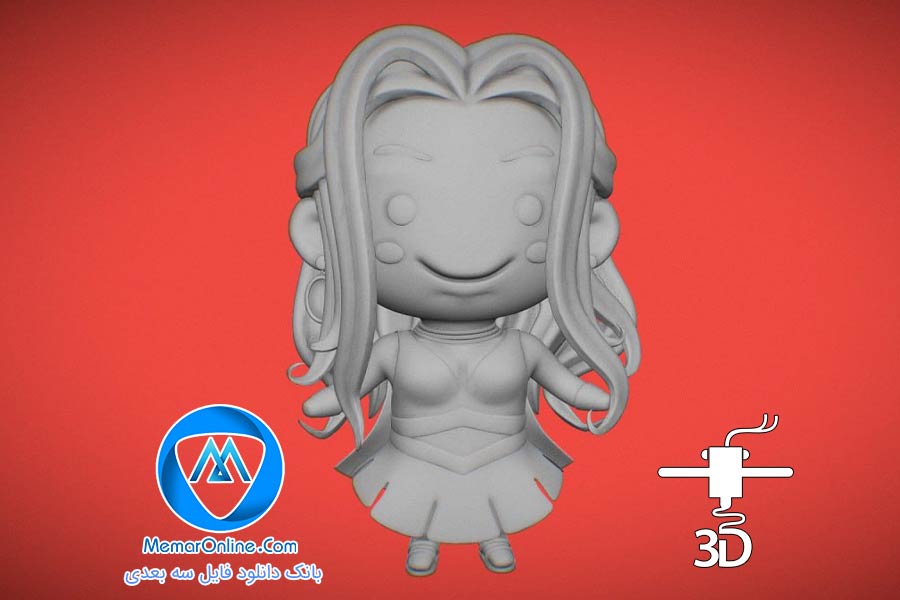 دانلود مدل سه بعدی stl عروسک ماکاچو برای چاپ سه بعدی