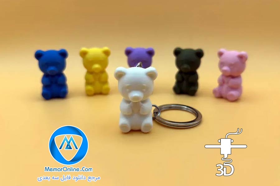 فایل آماده به پرینت stl mini bear برای دانلود