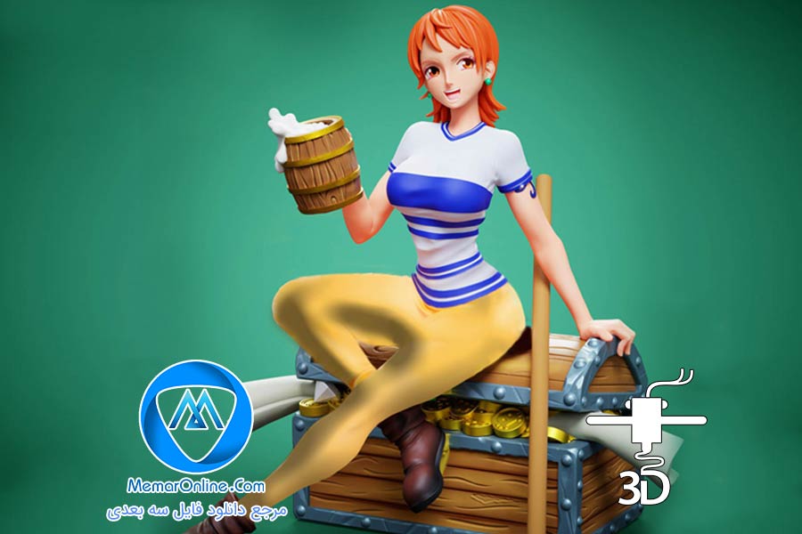 دانلود فیگور stl آماده به چاپ سه بعدی نامی میلک