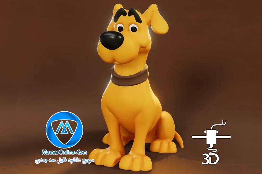 دانلود مدل سه بعدی stl فیگور سگ نگهبان آماده به پرینت سه بعدی