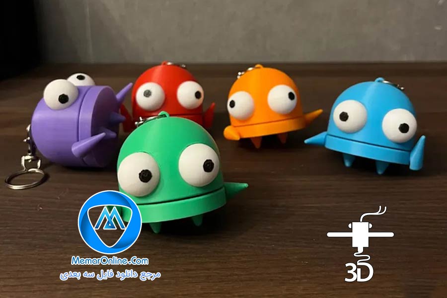 دانلود فایل stl فیگور ربات برای چاپ سه بعدی