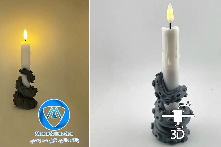 دانلود رایگان جاشمعی stl برای چاپ سه بعدی