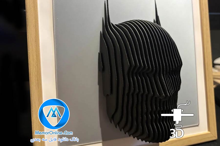 مدل stl ماسک بتمن برای پرینت سه بعدی حرفه ای