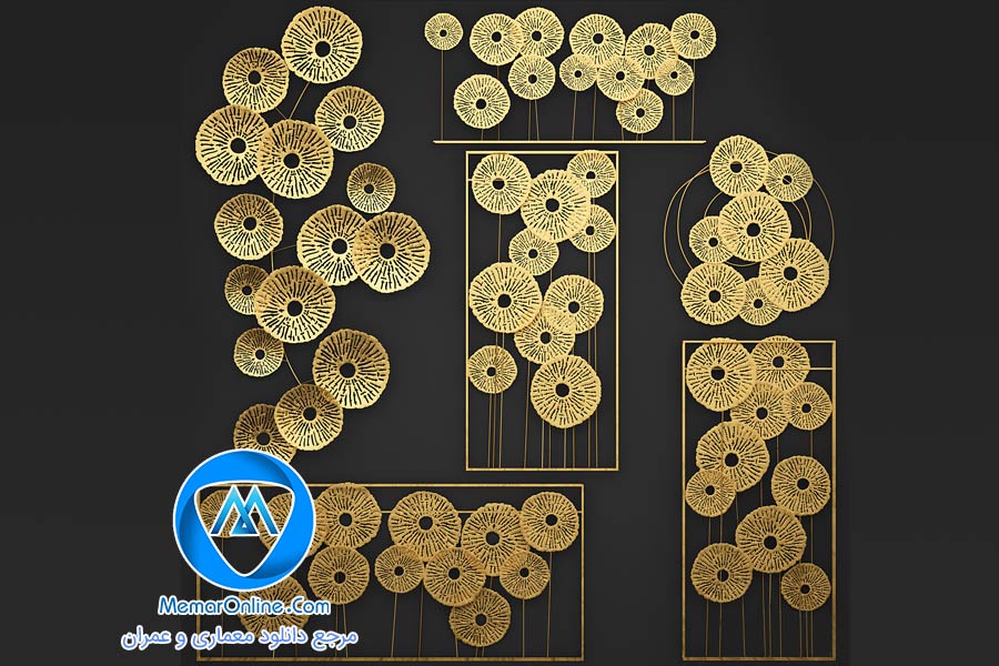 دانلود تابلو مدرن طرح قاصدک برای تری دی مکس