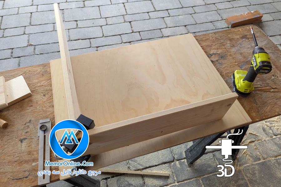 دانلود مدل سه بعدی و کاربردی گیره کنج 90 درجه آماده برای پرینت سه بعدی