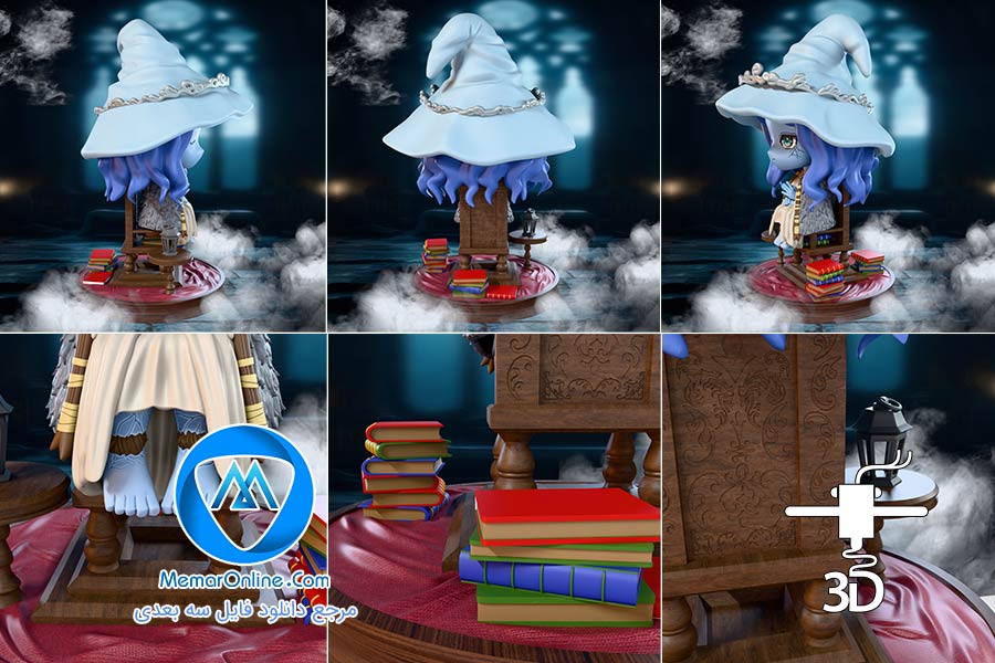 دانلود مدل سه بعدی stl فیگور Ranni the Witch آماده برای پرینت سه بعدی