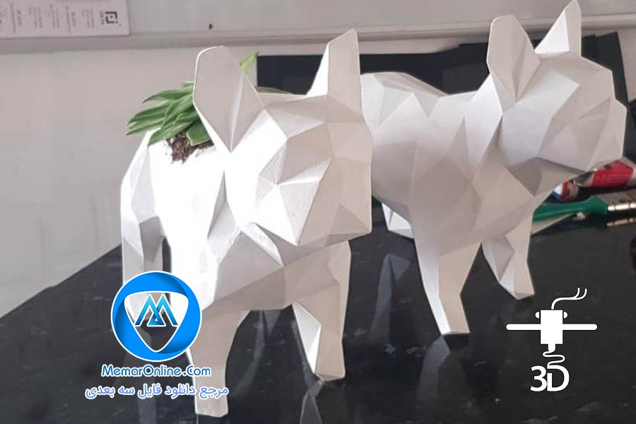دانلود مدل سه بعدی stl بولداگ آماده چاپ سه بعدی